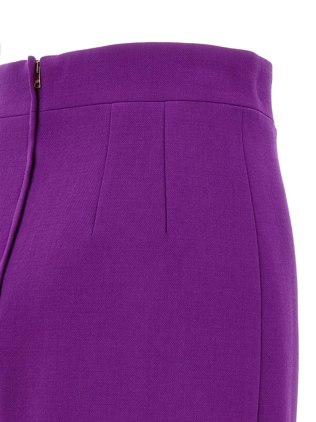 Dg Logo Plaque Midi Pencil Skirt