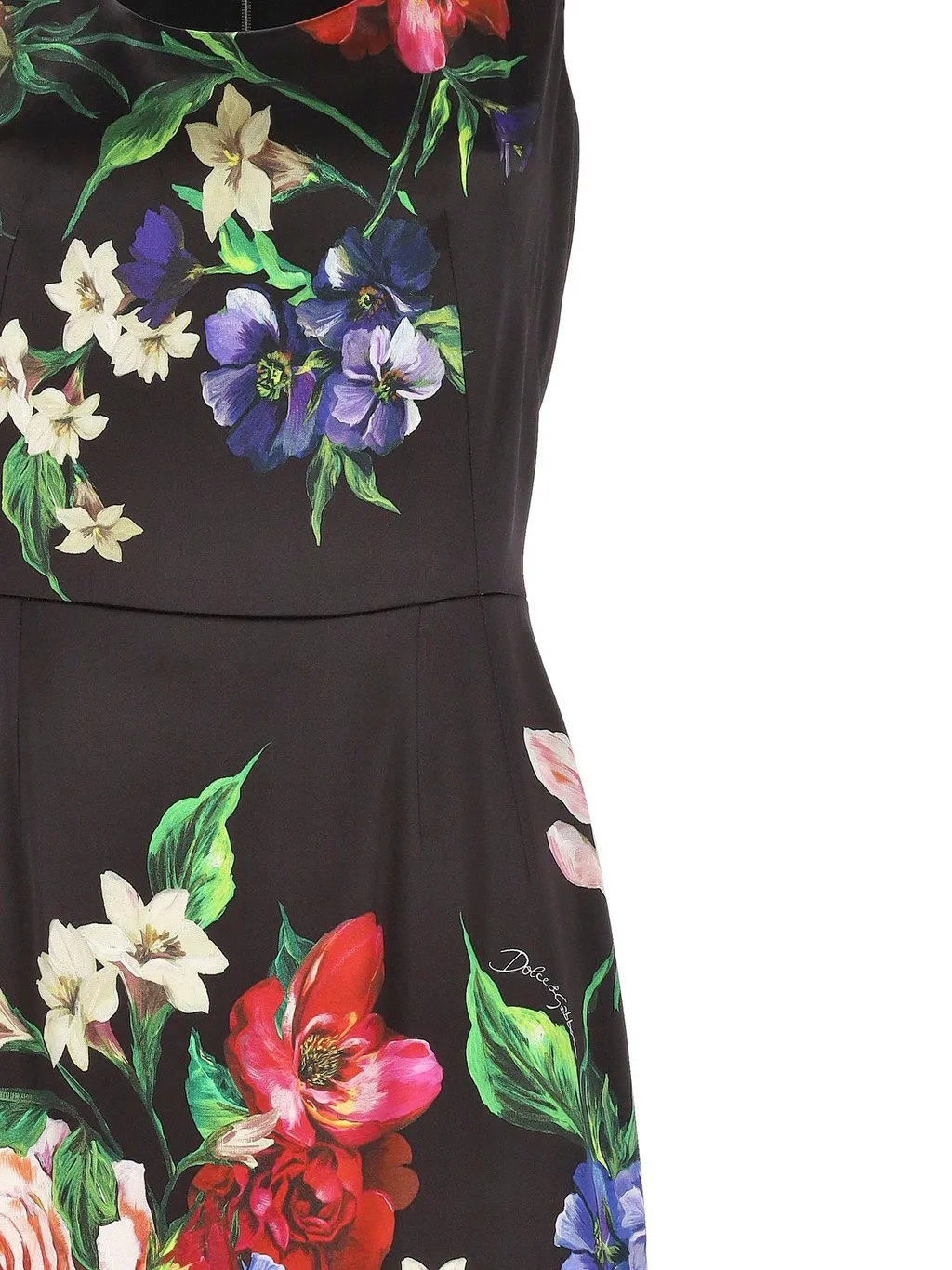 Floral Printed Sleeveless Dress
