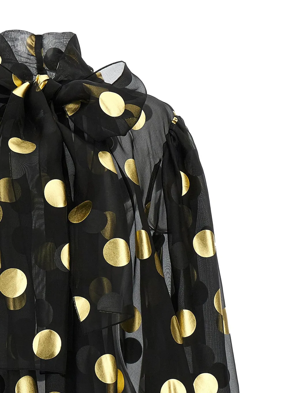Polka-Dot Printed Blouse