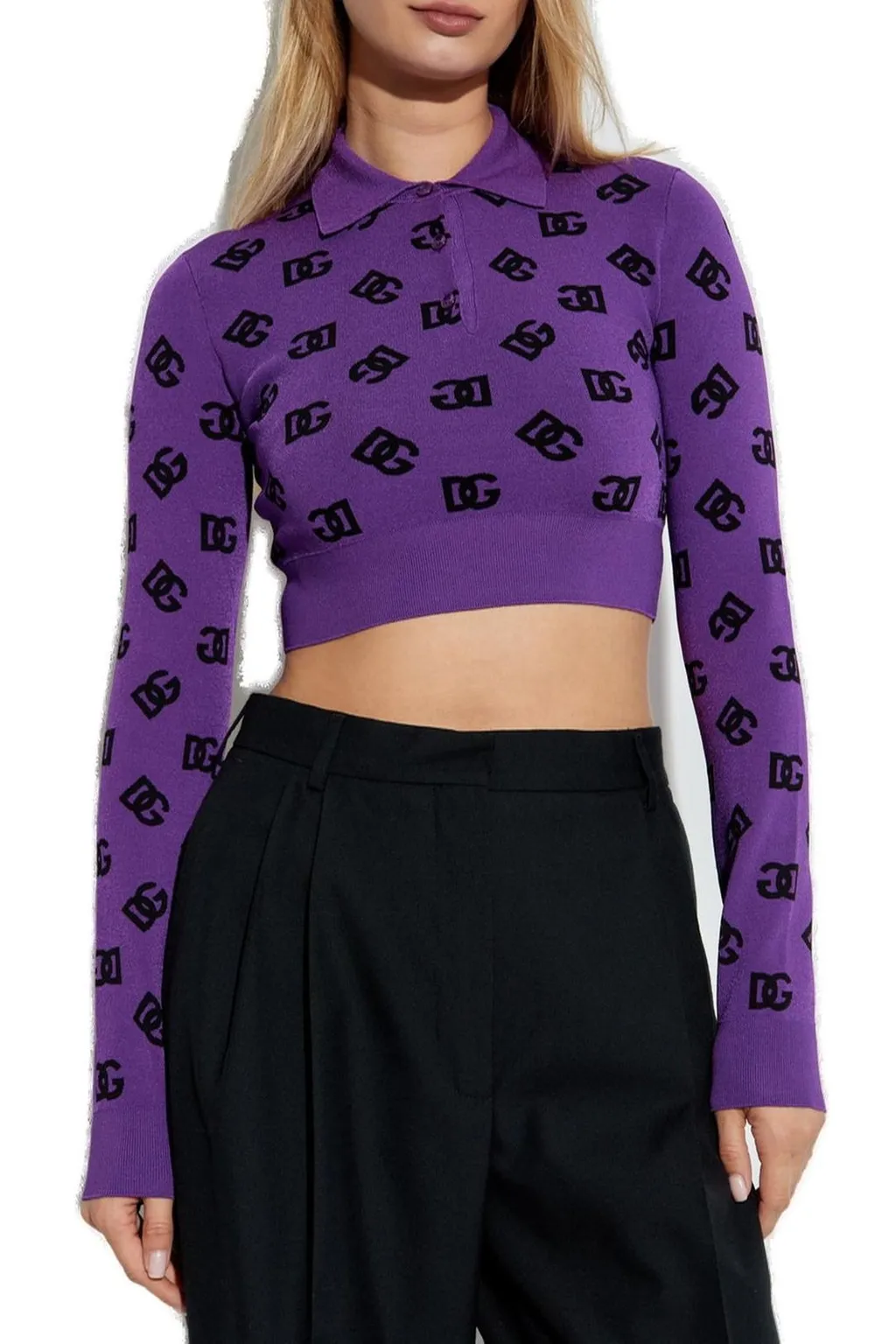 Logo Jacquard Polo Shirt