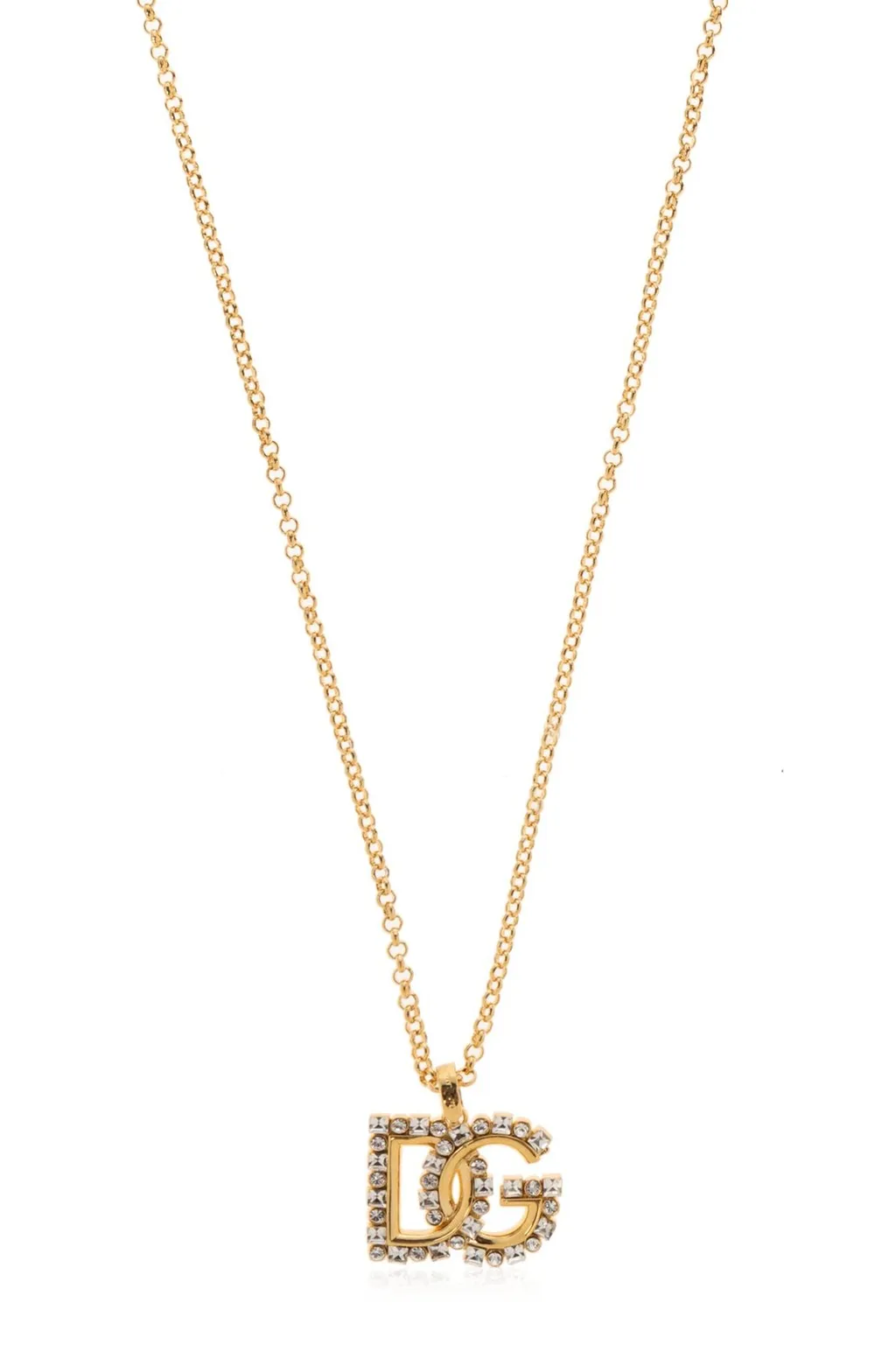 Dg Logo Embellished Necklace