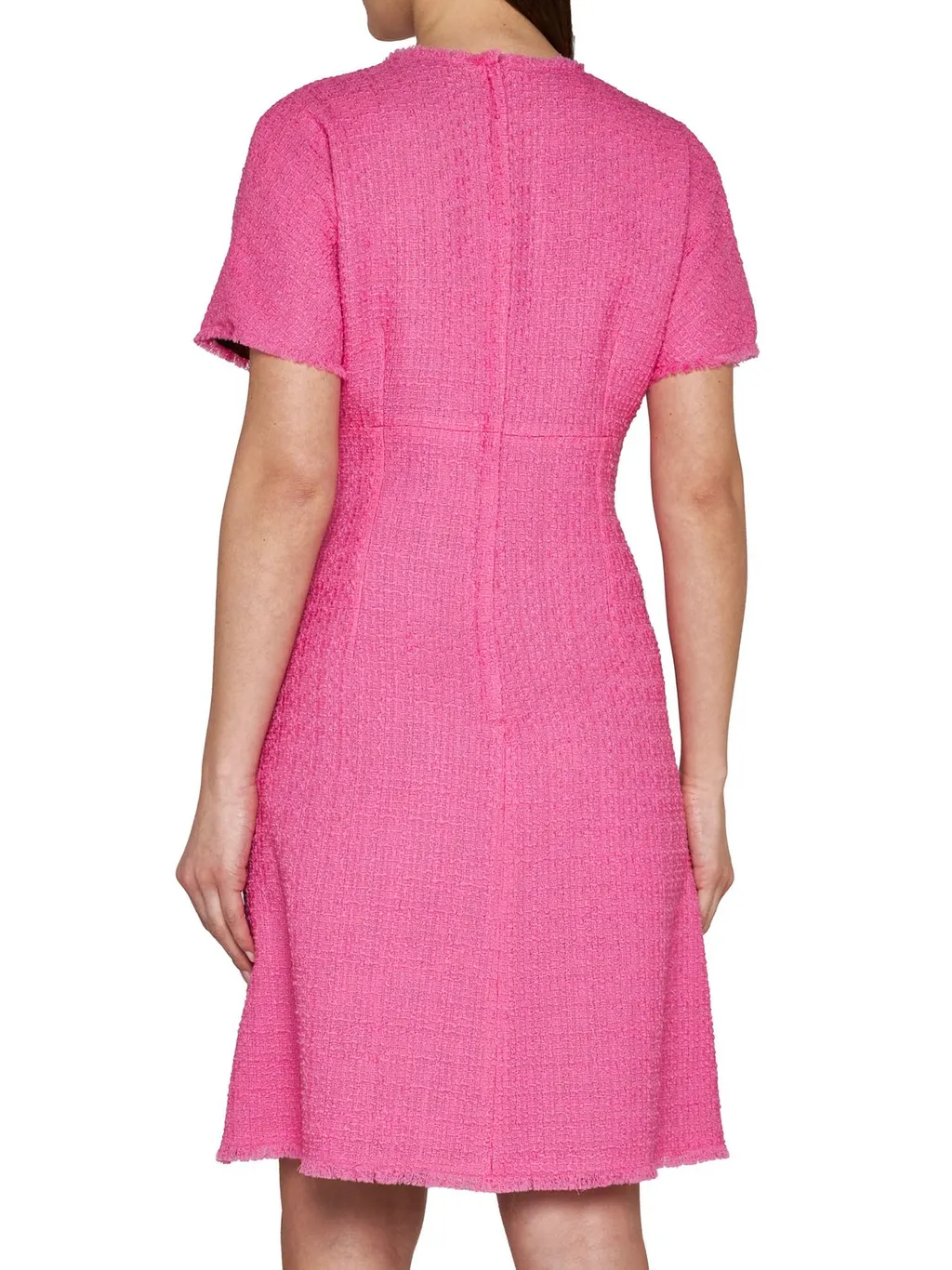 Tweed Crewneck Mini Dress