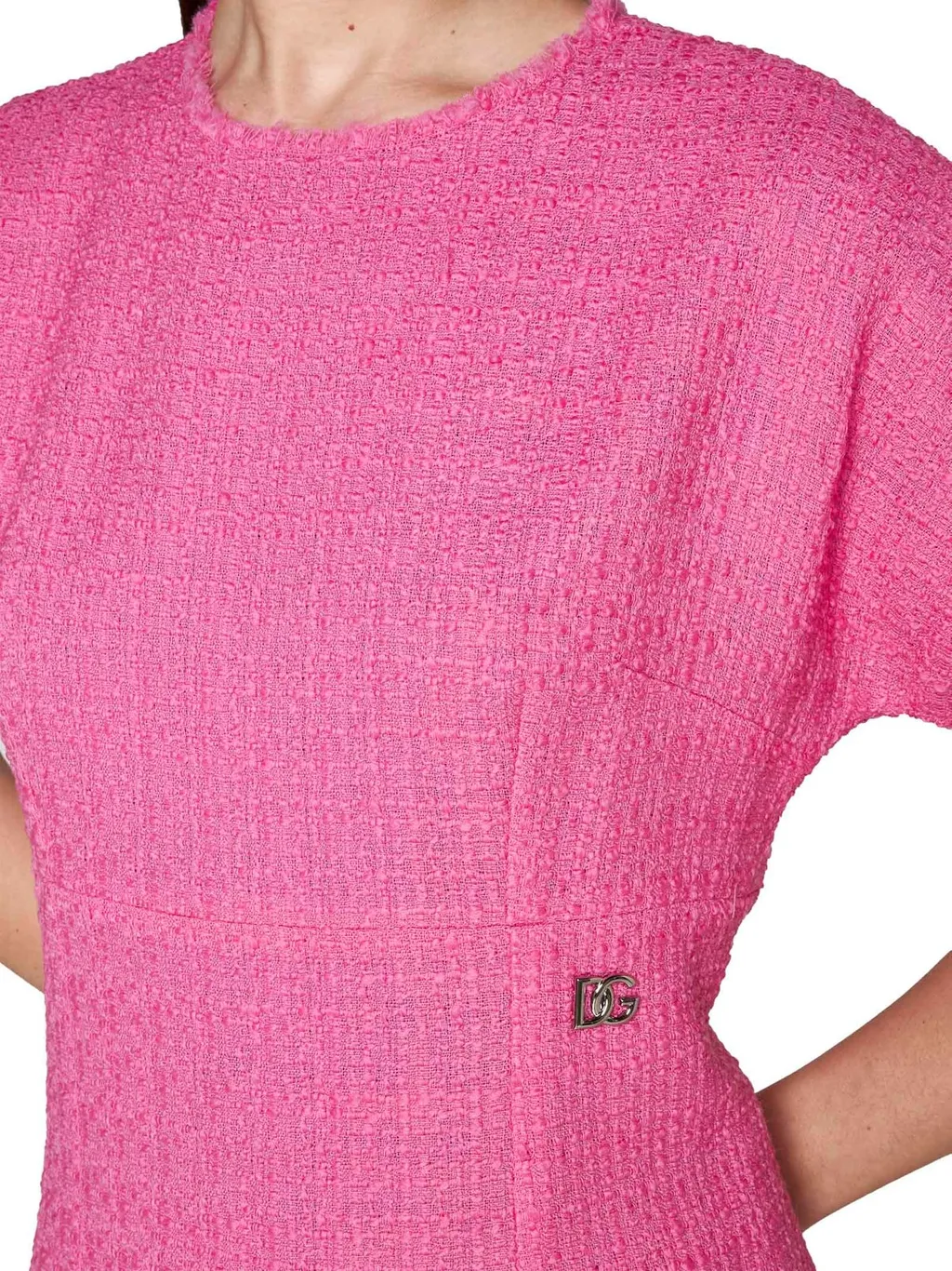 Tweed Crewneck Mini Dress