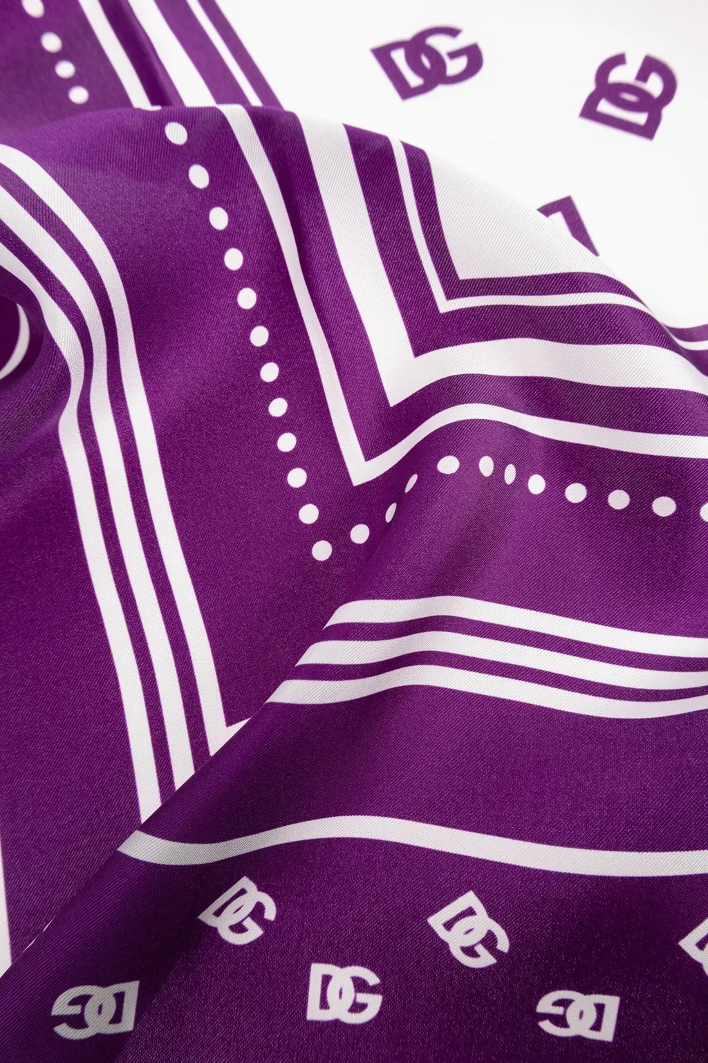 Dg Logo Printed Scarf