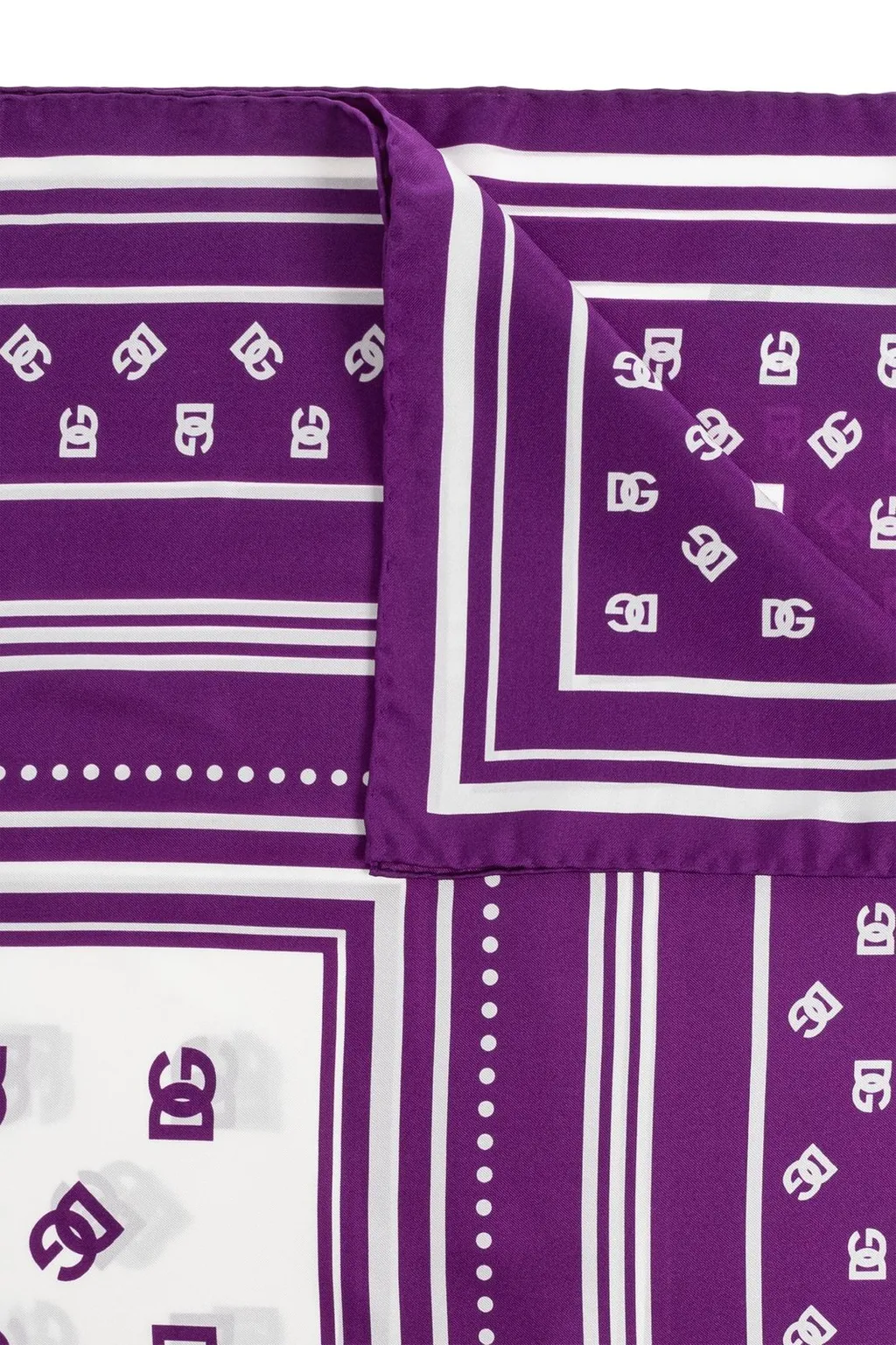 Dg Logo Printed Scarf