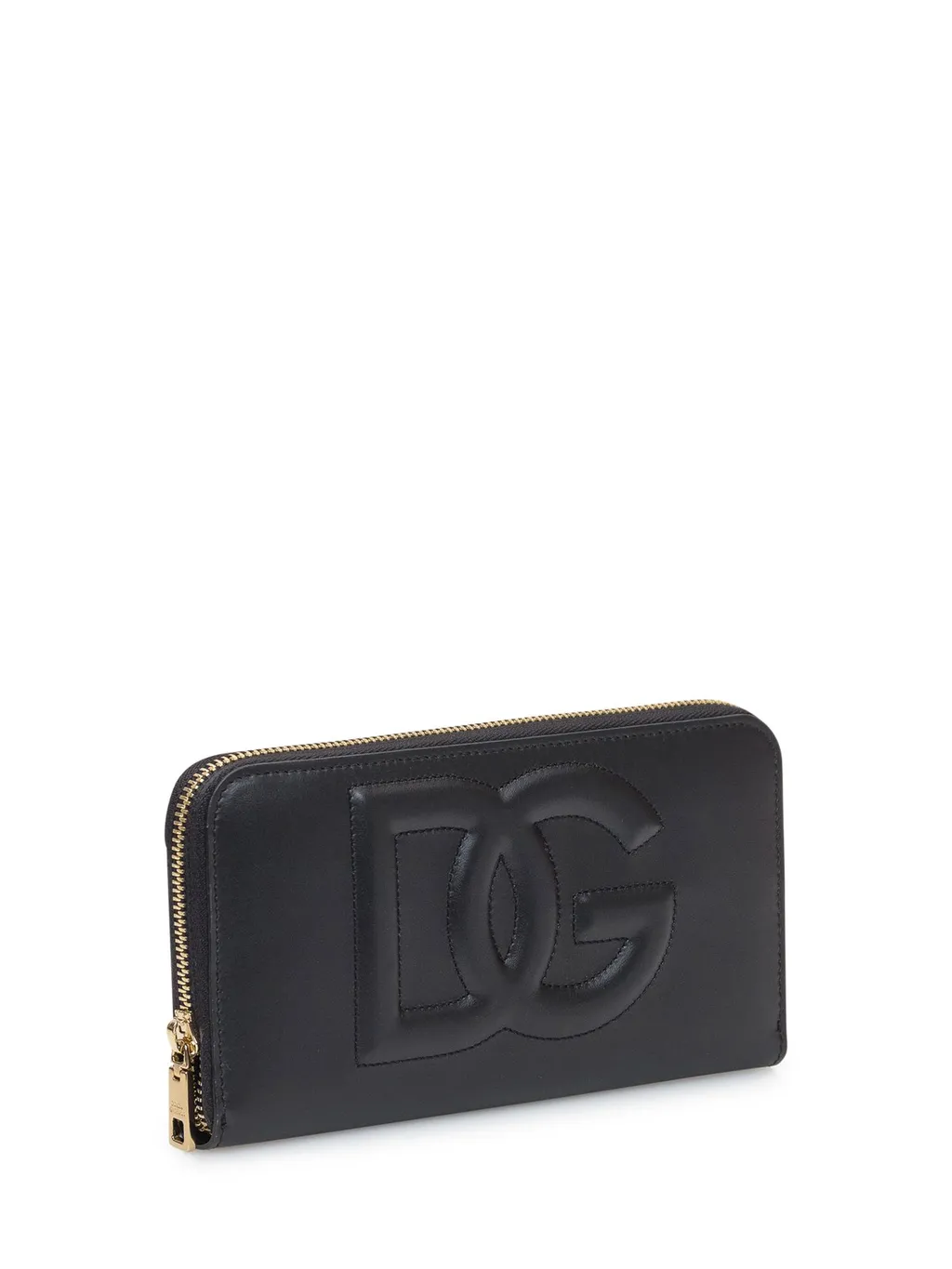 Logo-Embossed Zipped Wallet