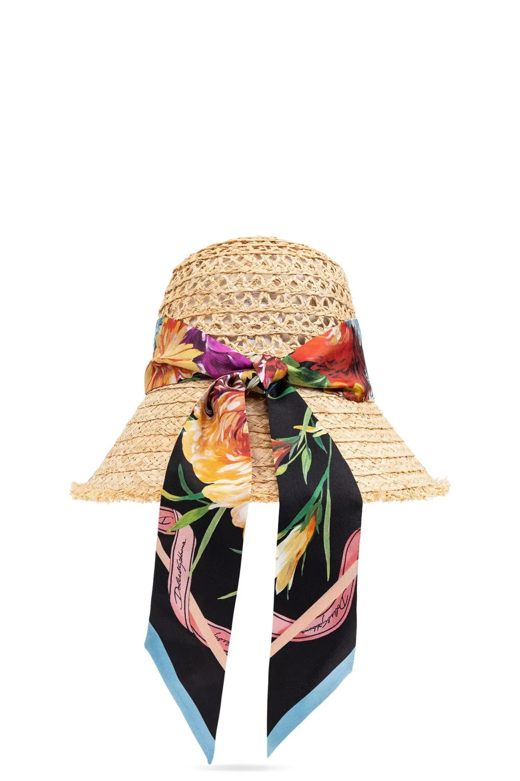 Floral Scarf Detailed Bucket Hat