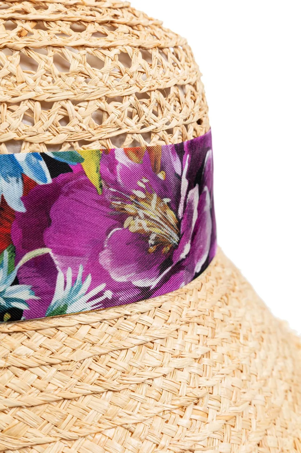 Floral Scarf Detailed Bucket Hat