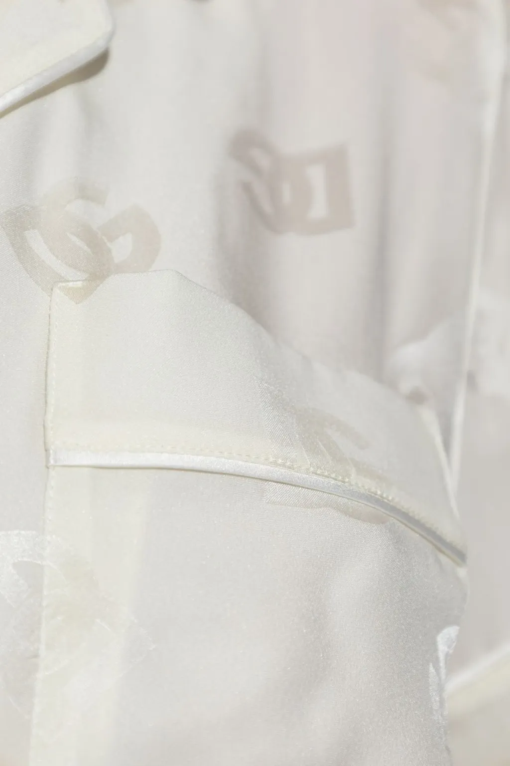 All-Over Dg Logo Jacquard Satin Shirt