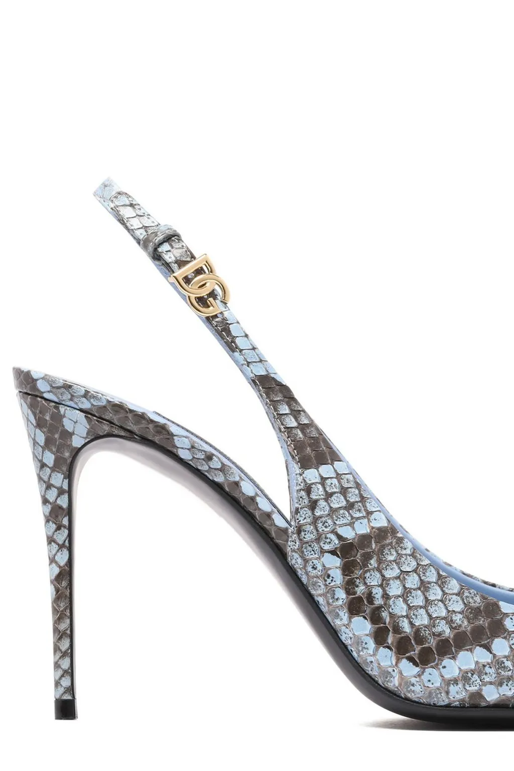 Embossed Pointed Toe Pumps
