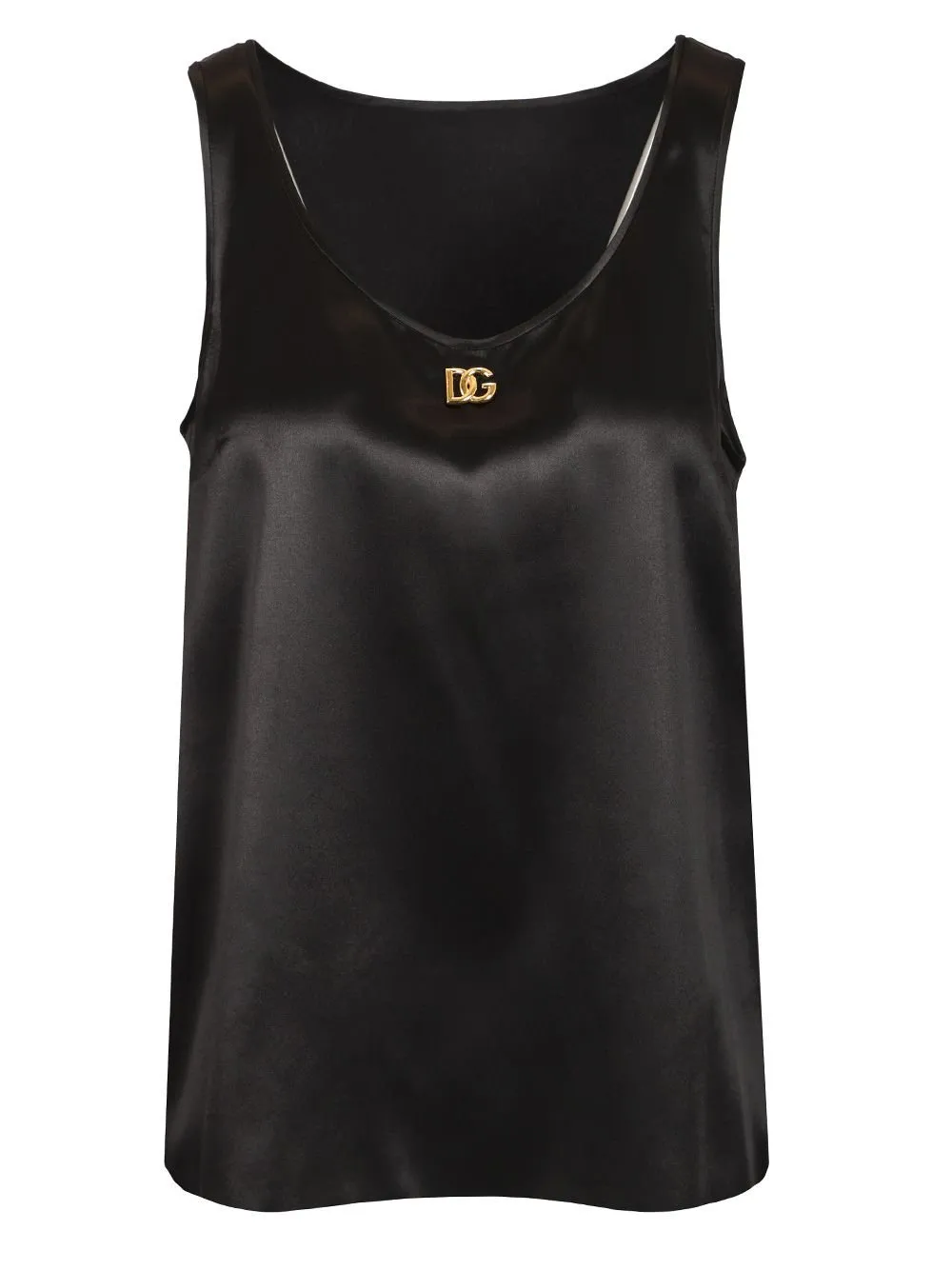 Logo Plaque Sleeveless Top