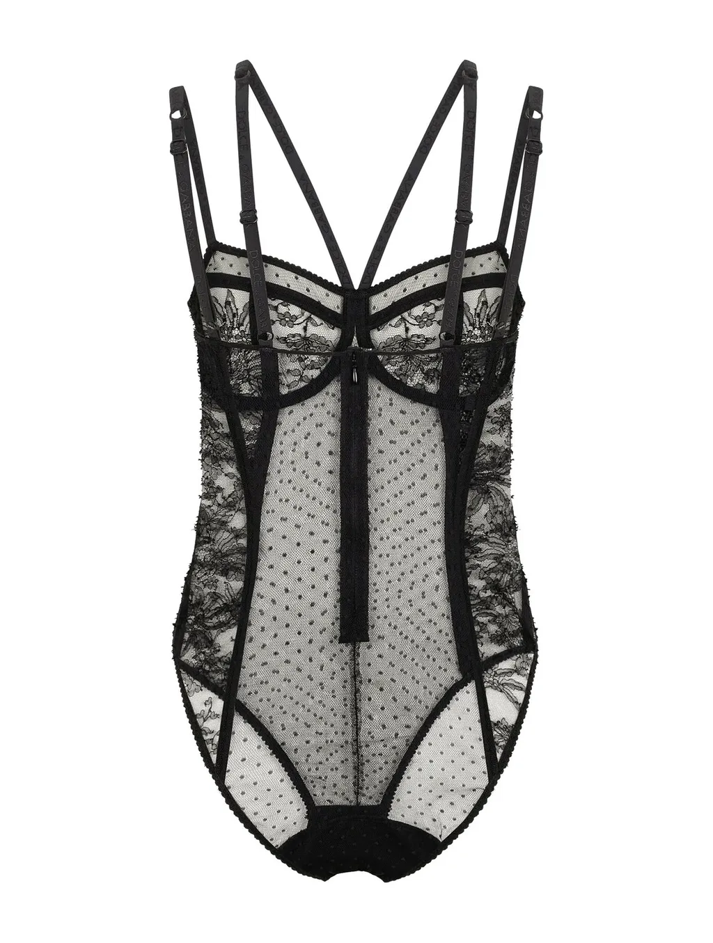 Lace-Detailed Bodysuit