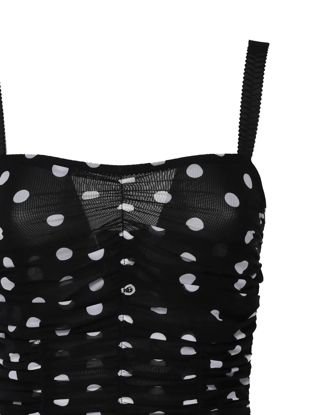 Square Neck Ruched Dress