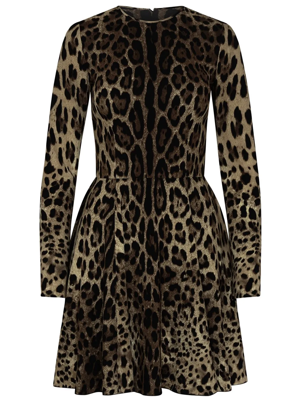 Leopard-Print Mini Dress