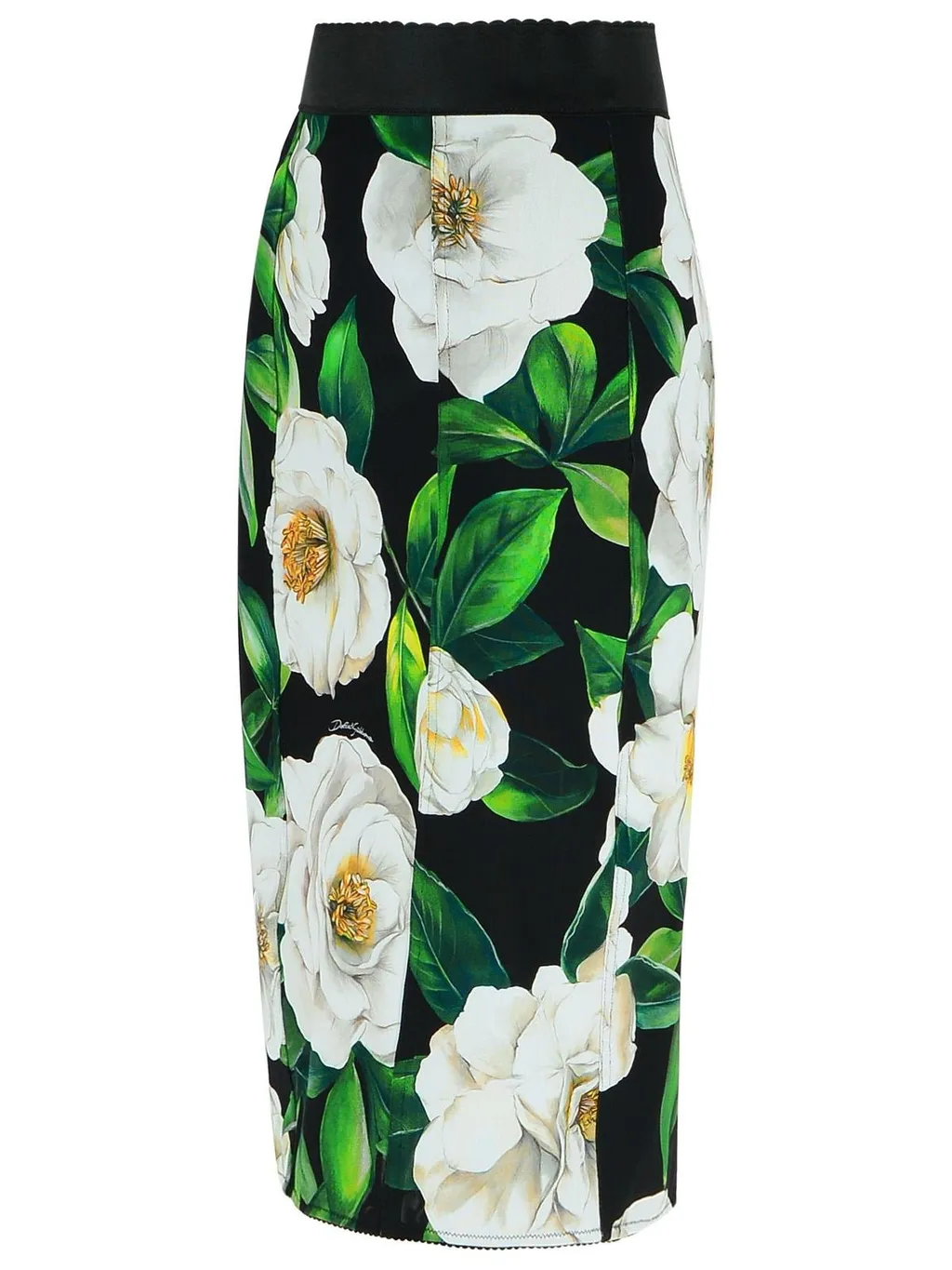 Gardenia Floral Printed Midi Skirt