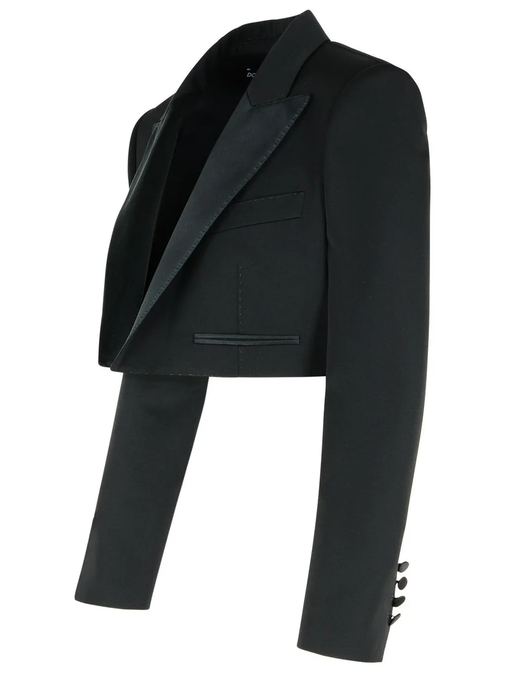 Gabardine Spencer Tuxedo Jacket