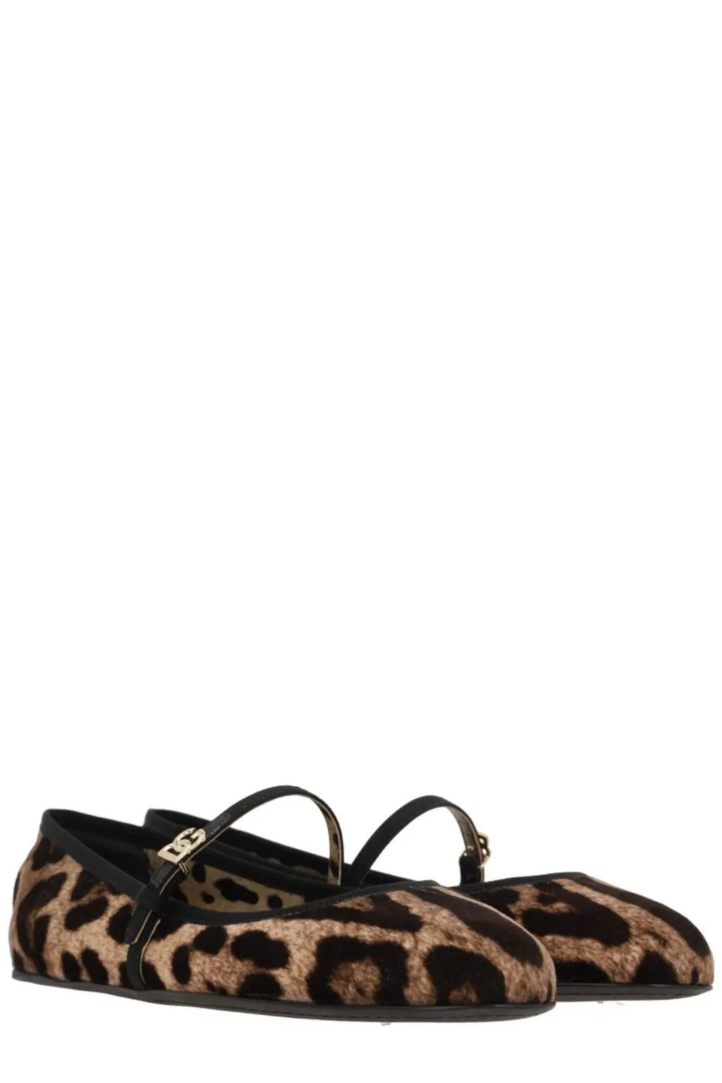 Leopard-Printed Ballerina Flats