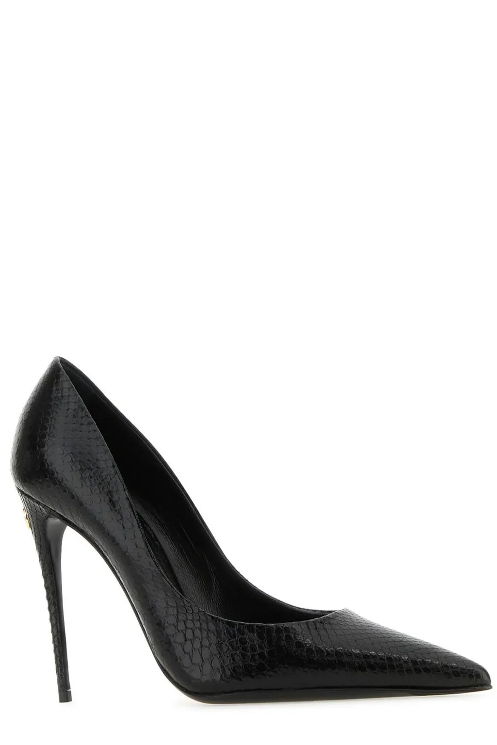Logo Plaque Pointed-Toe Pumps