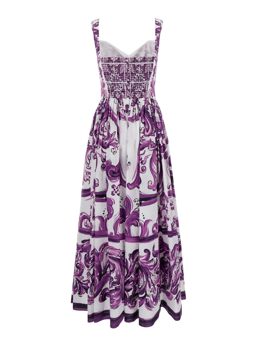 Graphic Printed Sleeveless Midi Dress