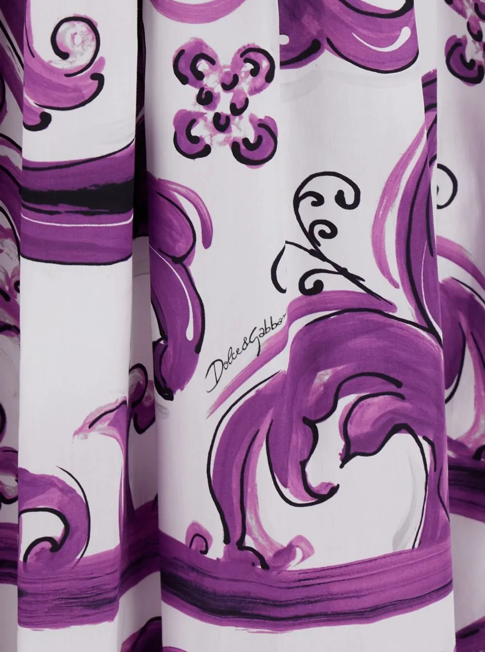 Graphic Printed Sleeveless Midi Dress