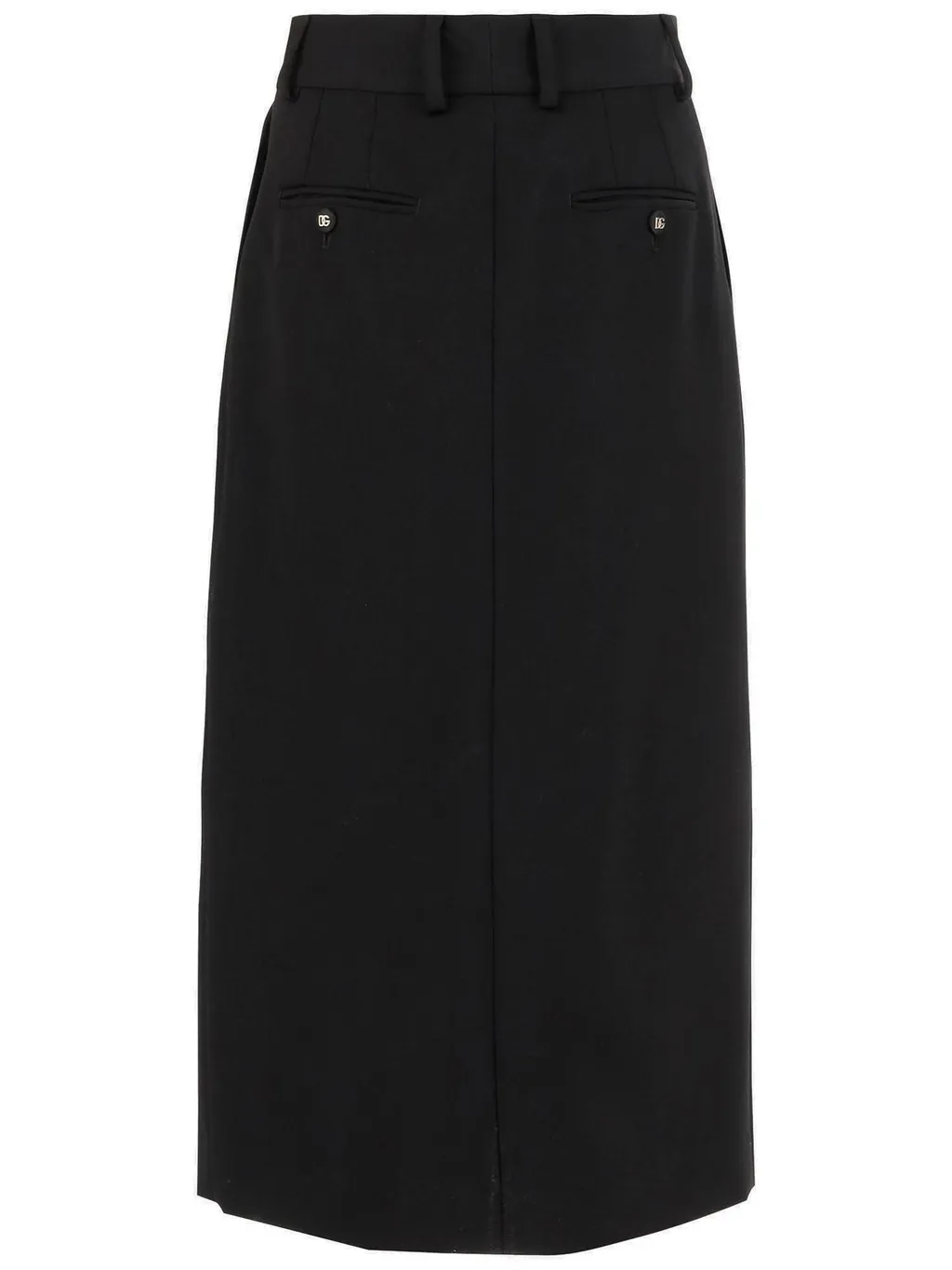 Calf-Length Pencil Skirt