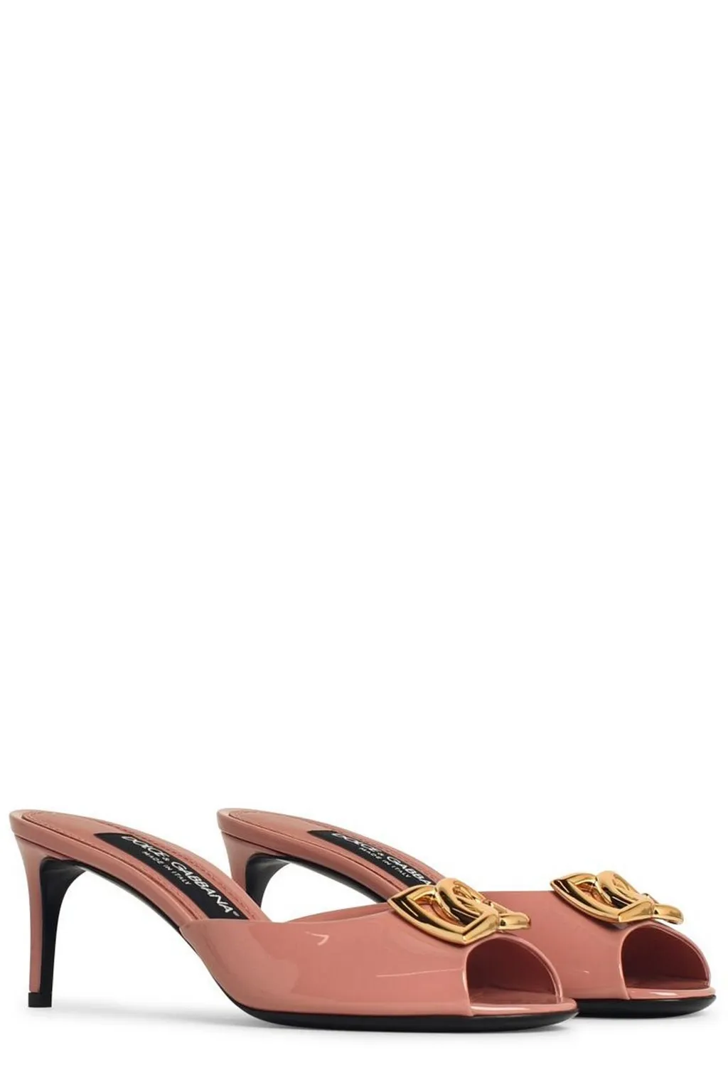 Logo Plaque Slip-On Sandals