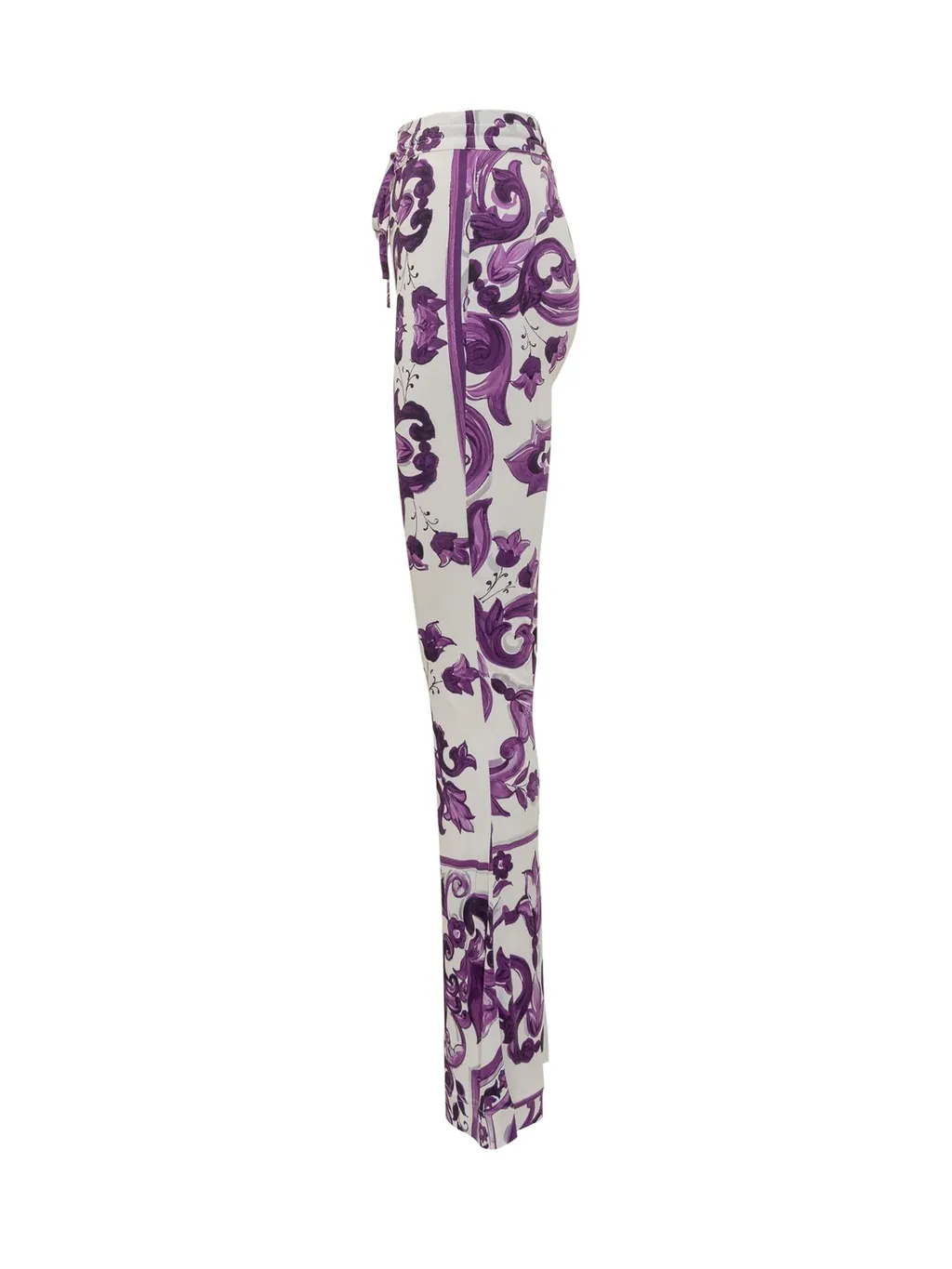Majolica Printed Flared Trousers