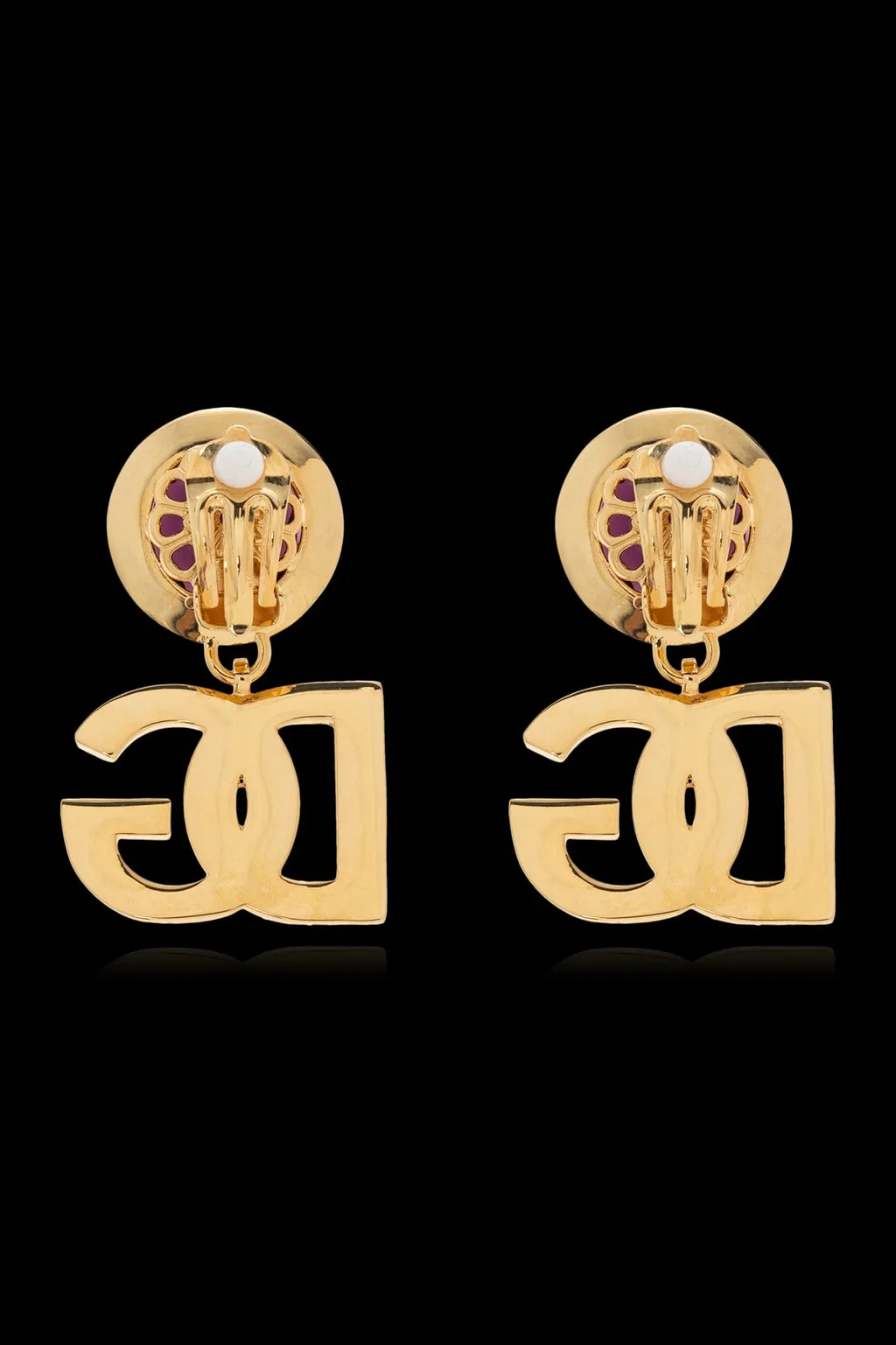 Logo Clip Earrings