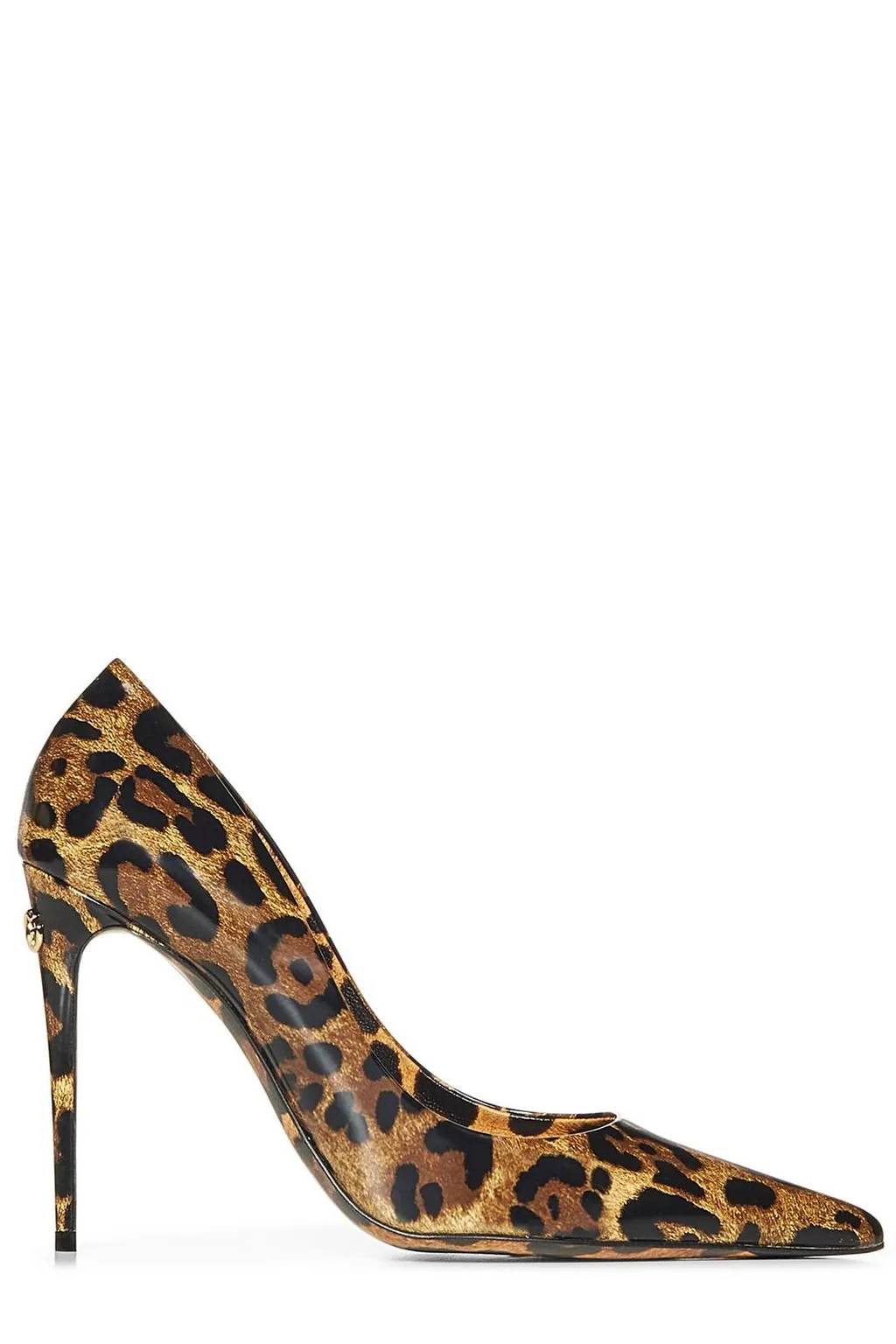 Animal Printed Pointed Toe Pumps