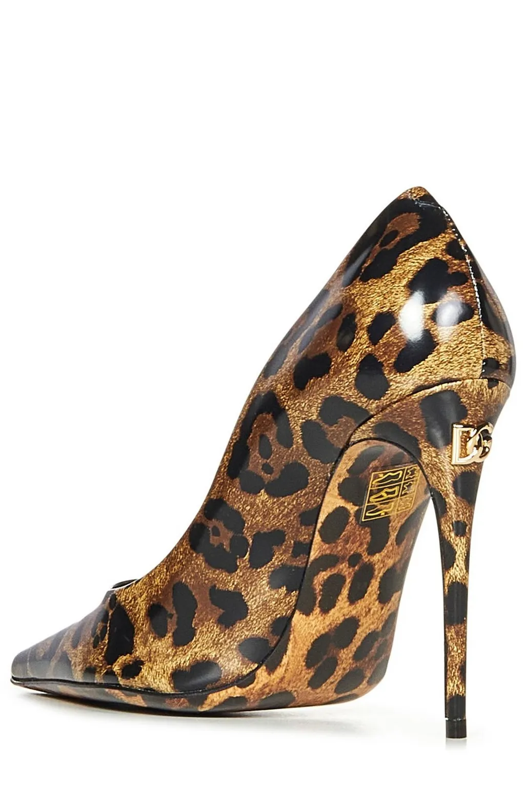 Animal Printed Pointed Toe Pumps