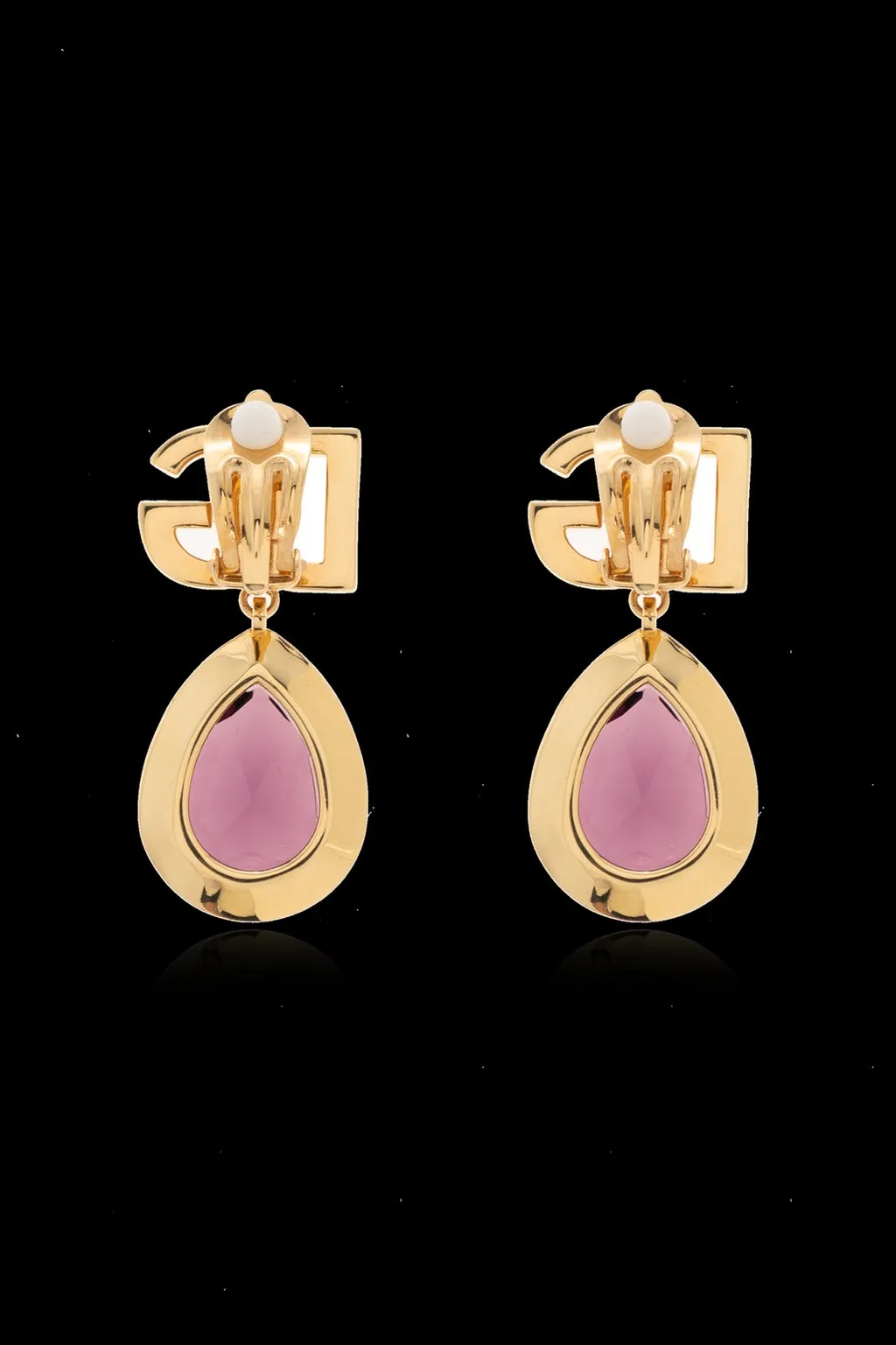 Logo Clip Earrings