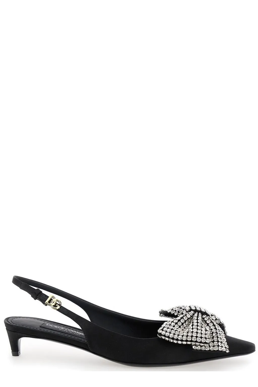 Embellished Slingback Pumps