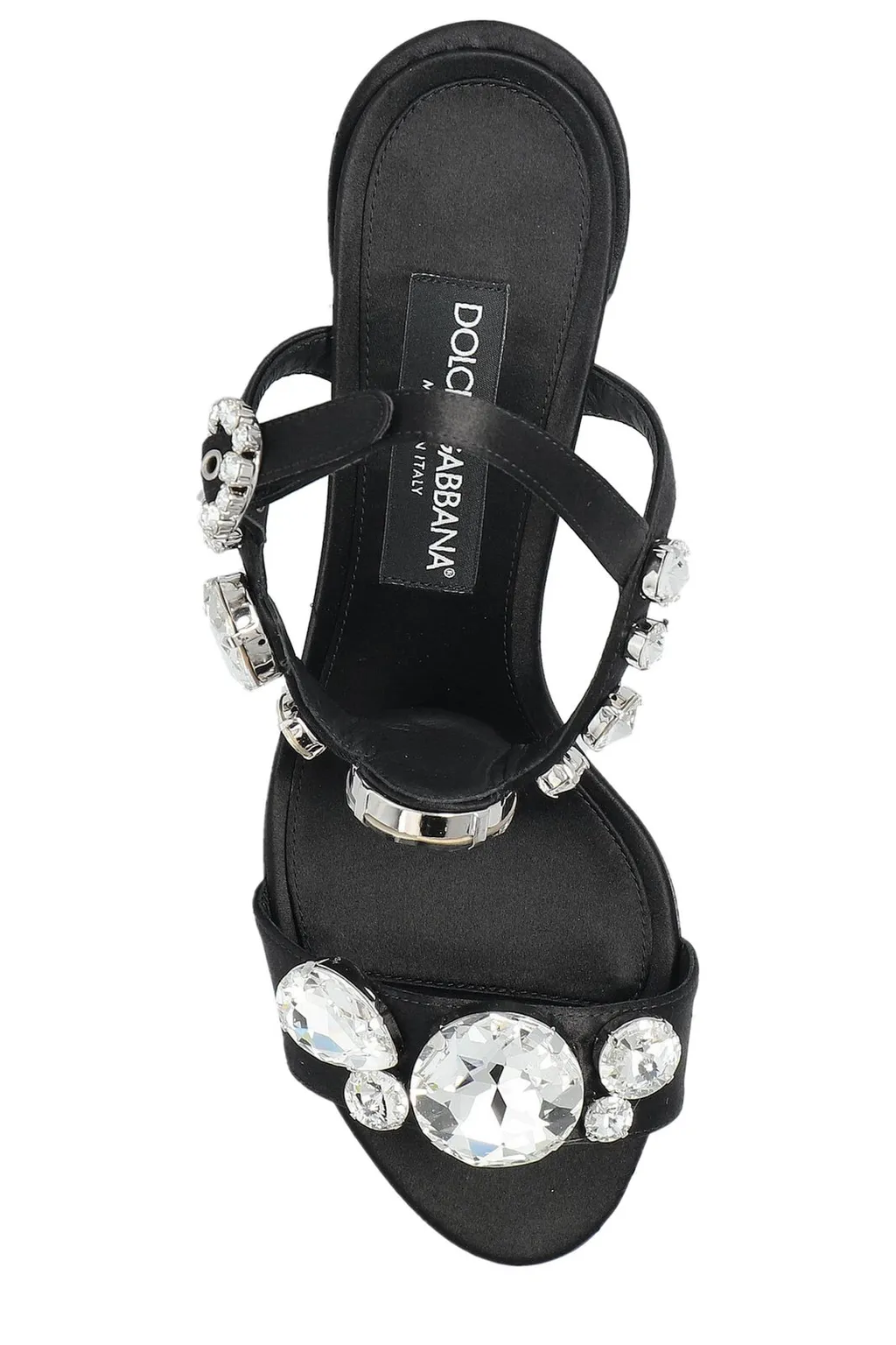 Gemstone Embellishment Heeled Sandals