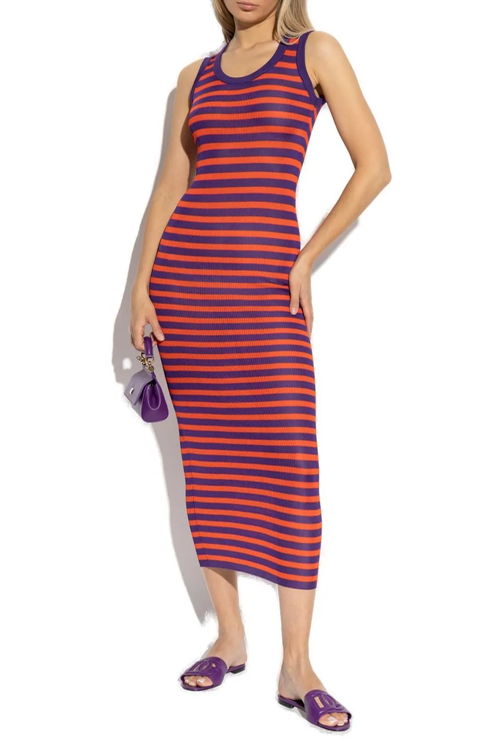 Striped Midi Dress