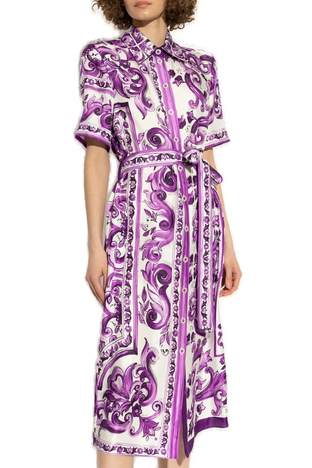 Majolica Printed Midi Dress
