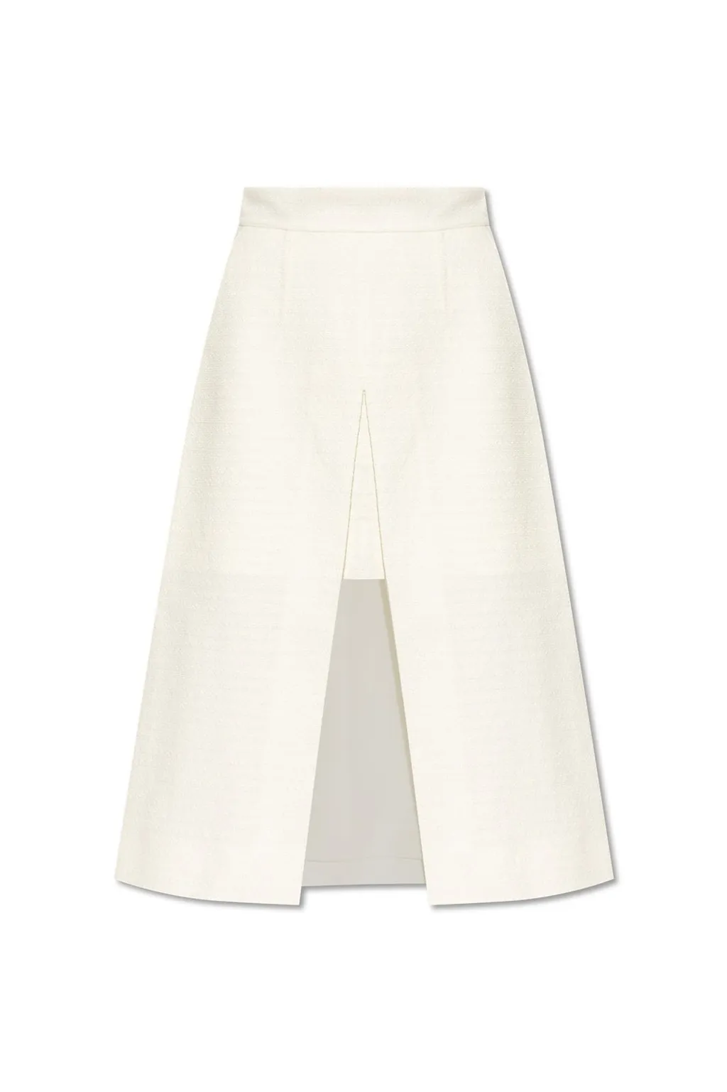 Front Slit Midi Skirt