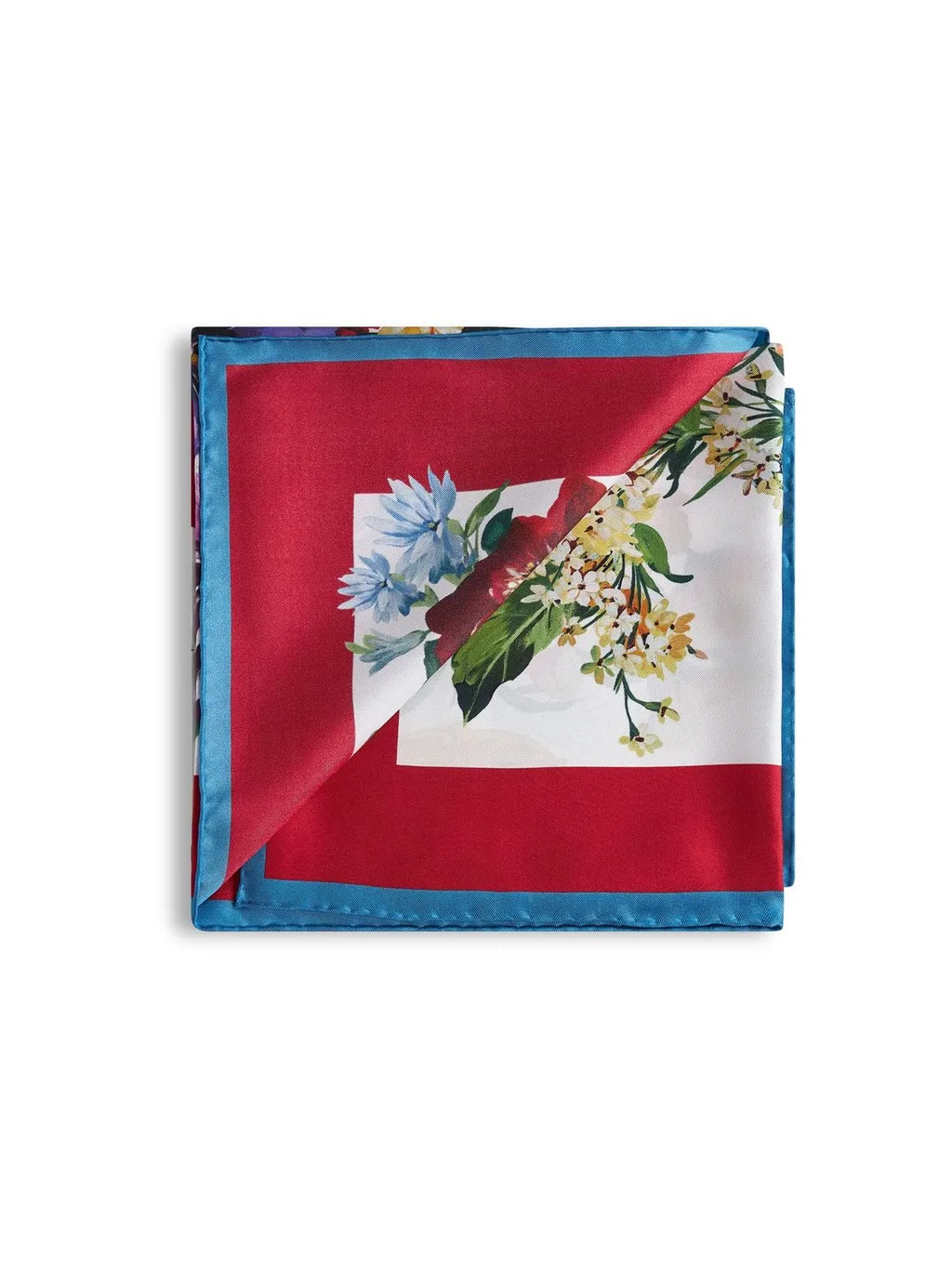 Floral Printed Twill Scarf