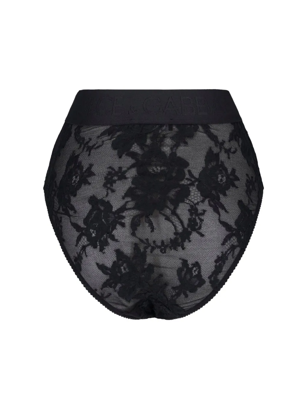 Branded Elastic Lace Briefs