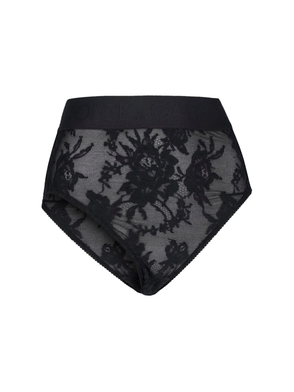 Branded Elastic Lace Briefs