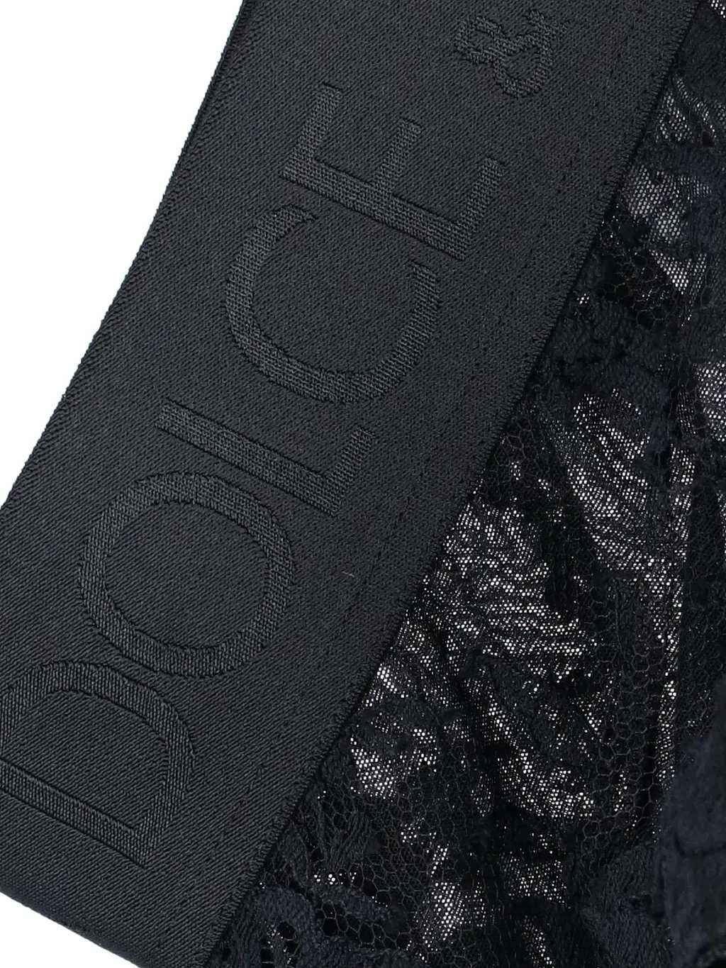 Branded Elastic Lace Briefs