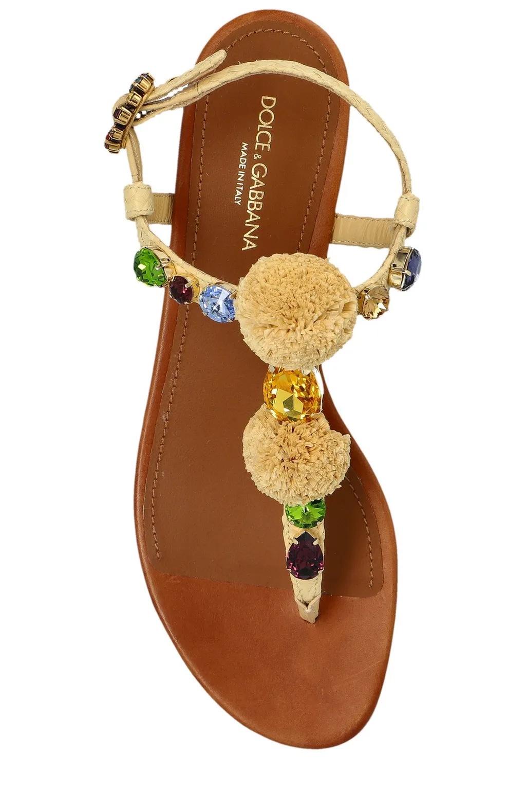 Embellished Thong Sandals