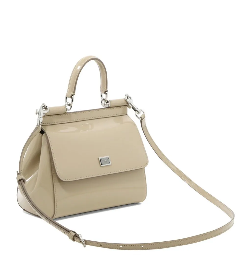 Logo-Plaque Straped Sicily Bag