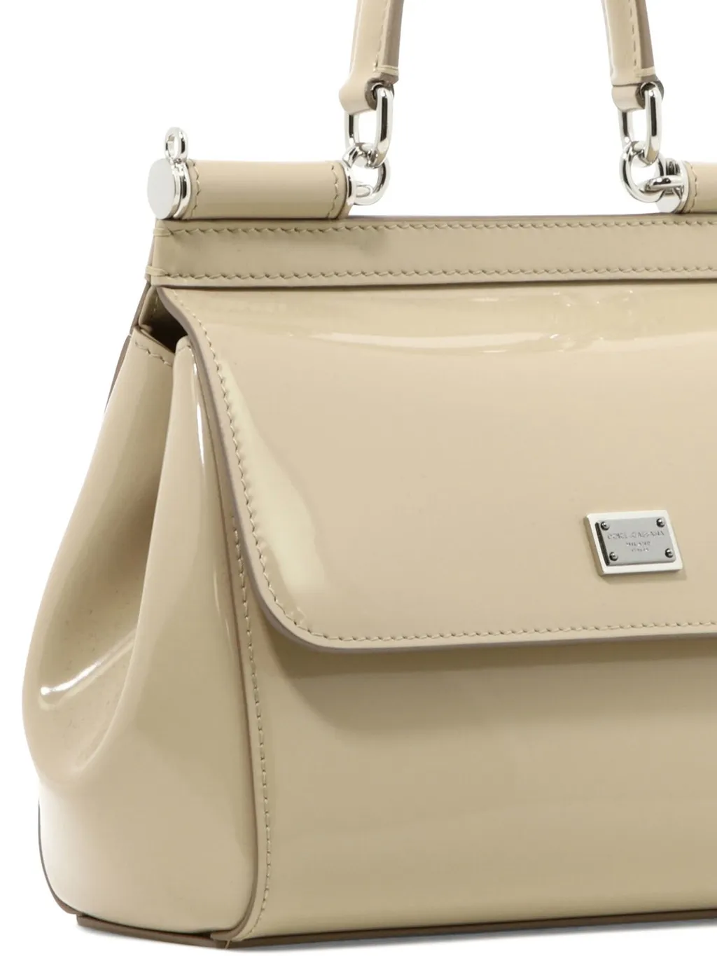 Logo-Plaque Straped Sicily Bag