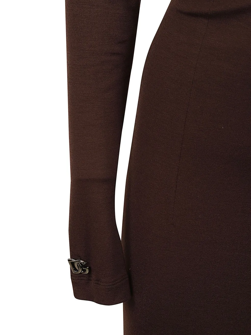 Long-Sleeved Midi Dress
