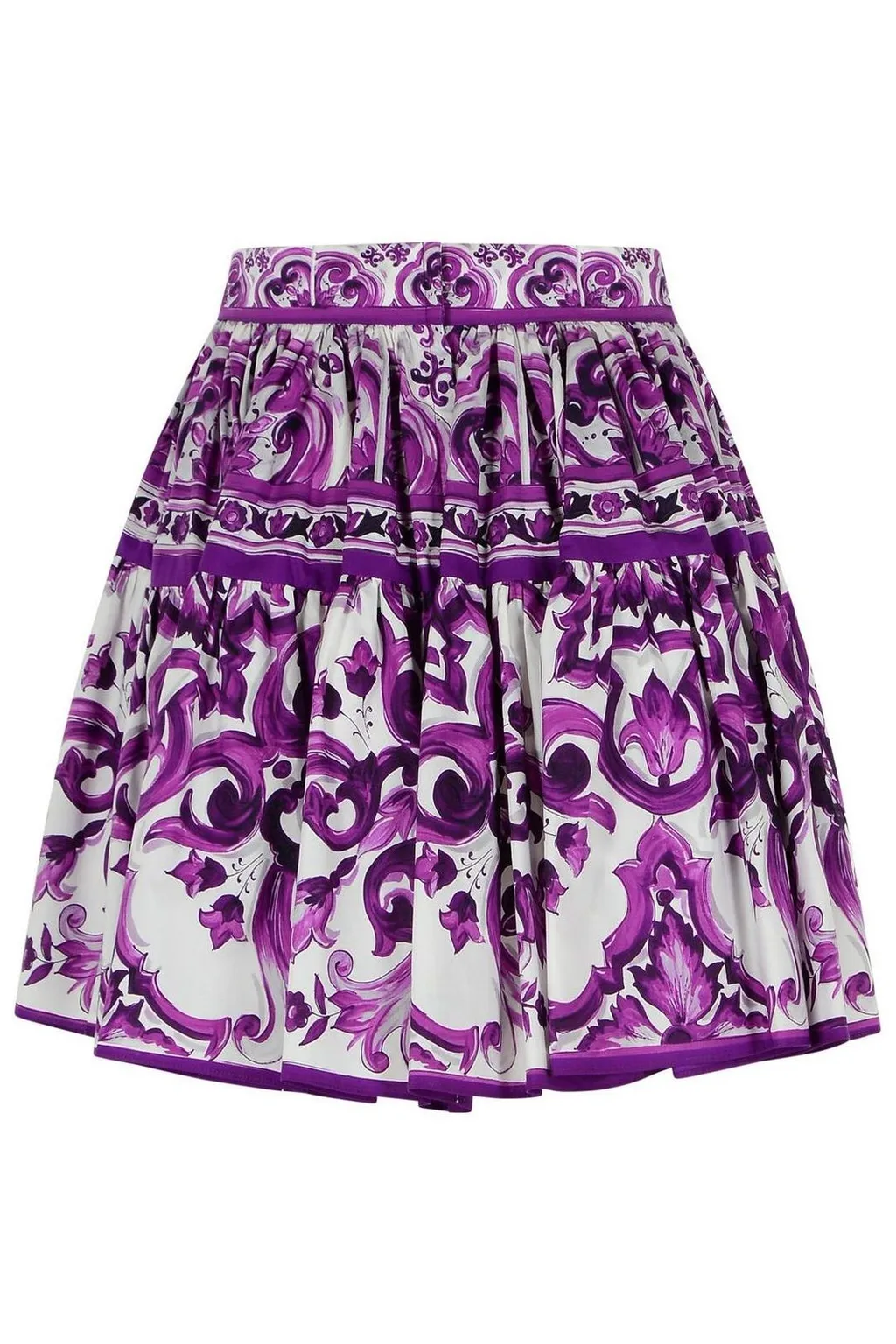 Majolica Printed Mini Skirt