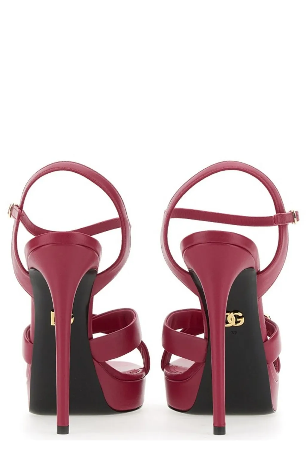 Logo Plaque High Heel Sandals