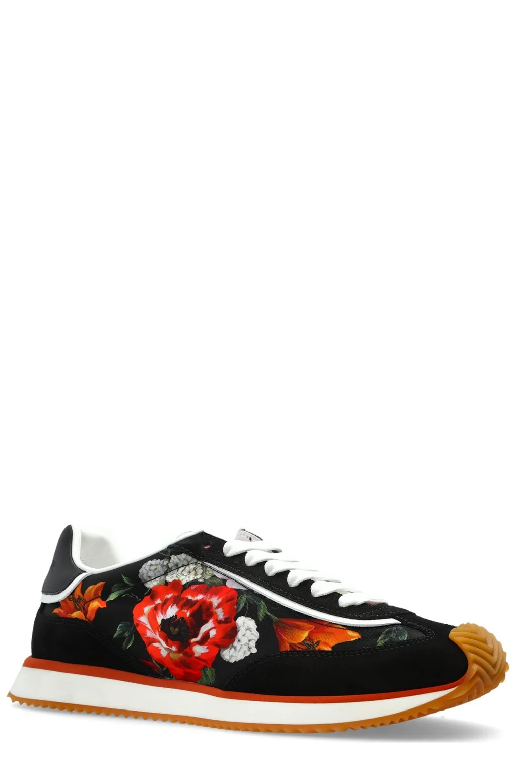 Floral Motif Sports Shoes
