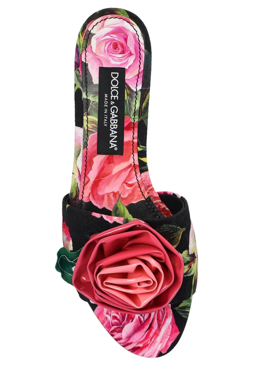 Floral Detailed Slip-On Slides