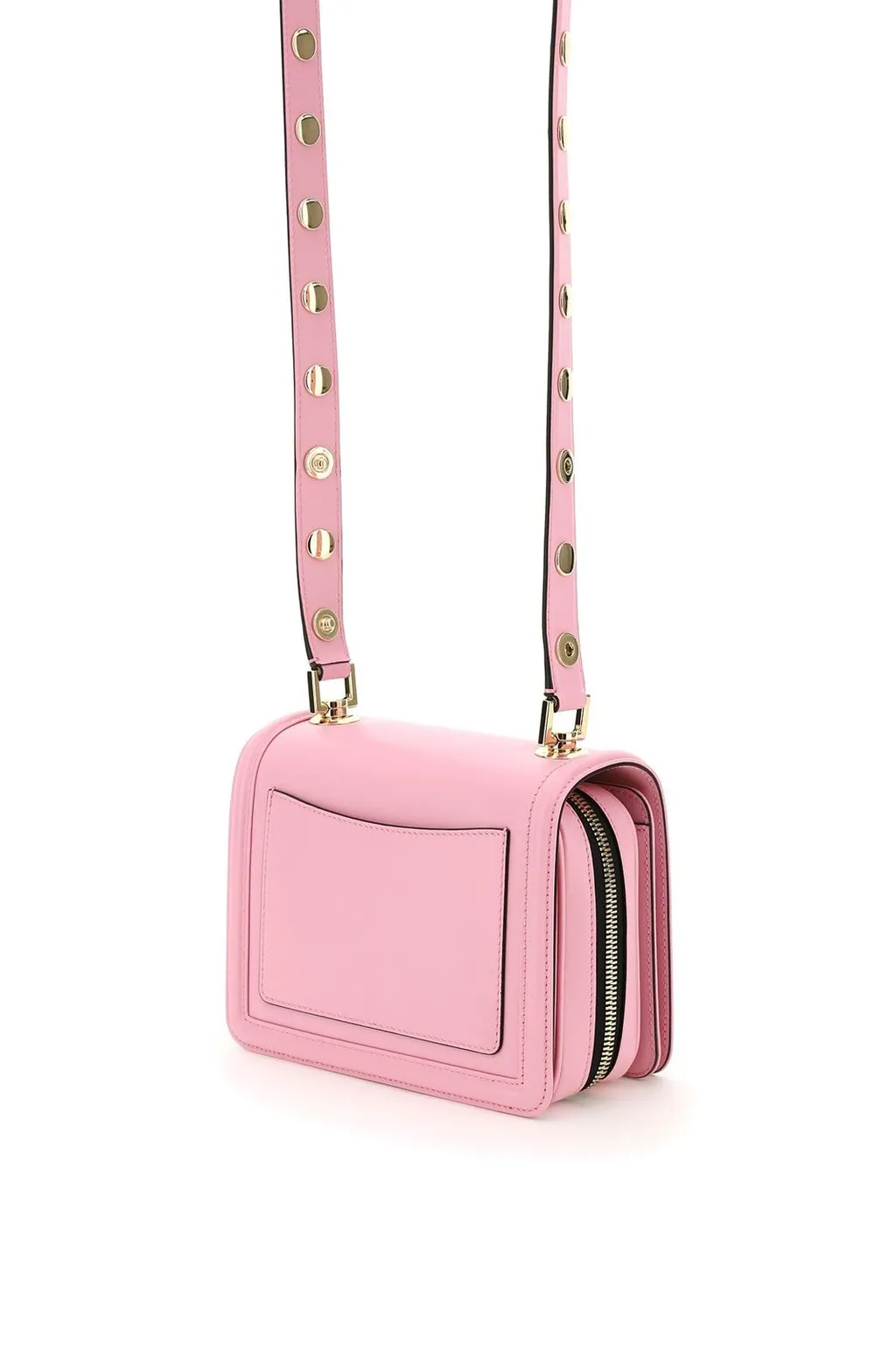 Logo Engraved Twist-Lock Crossbody Bag