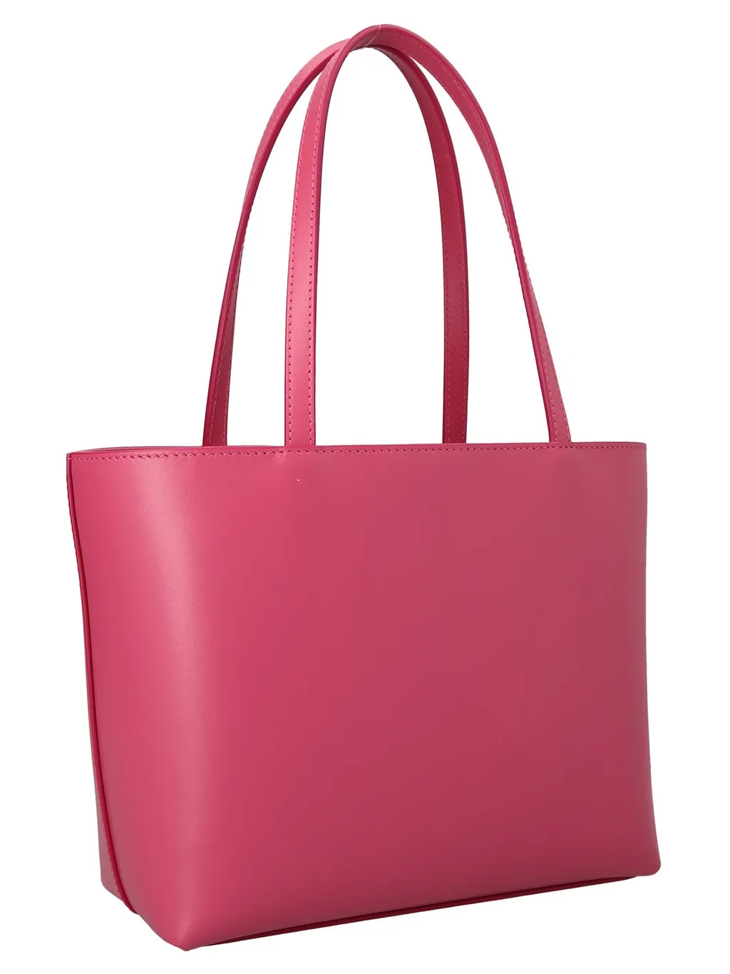 Logo Embossed Small Shopping Bag